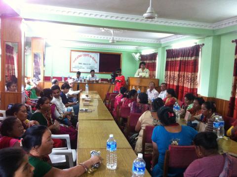 Public Hearing at Vyas Municipality